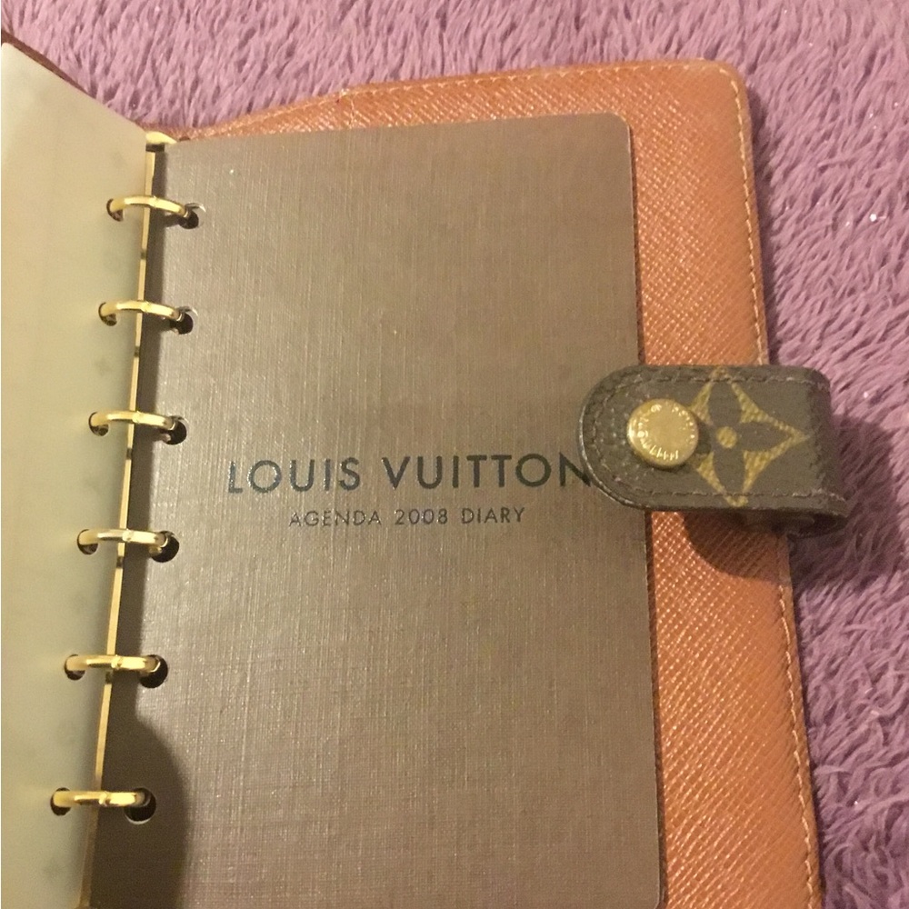 Louis Vuitton Brown and Gold Monogram PM Agenda 2008 - Picture 11 of 16